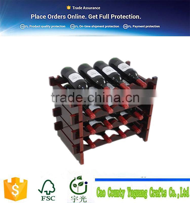 high load wood handmade wine/beer/juice racks