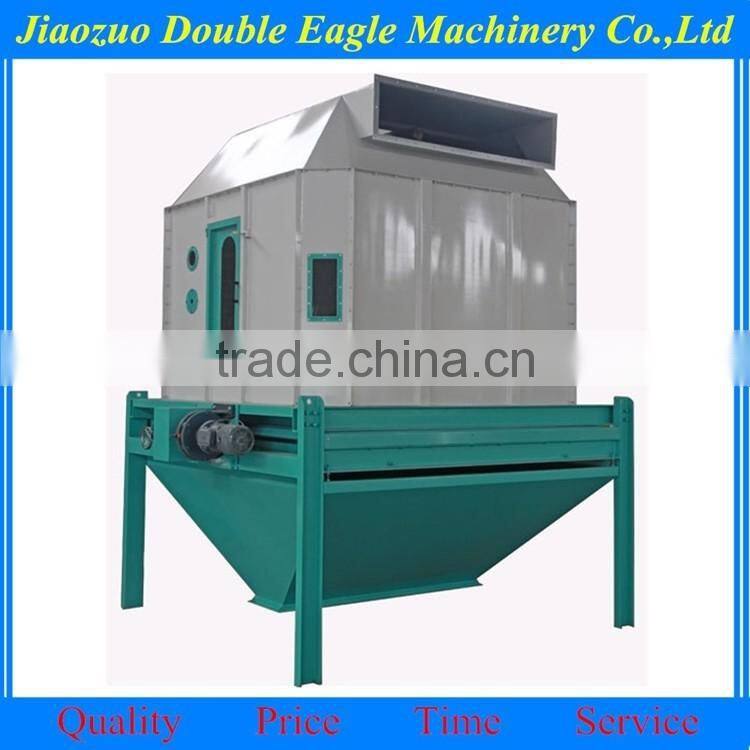 vertical counterflow poultry feed pellet drying and cooling machine