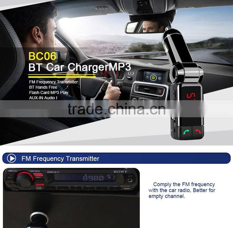 High Performance Digital Wireless Bluetooth Fm Transmitter