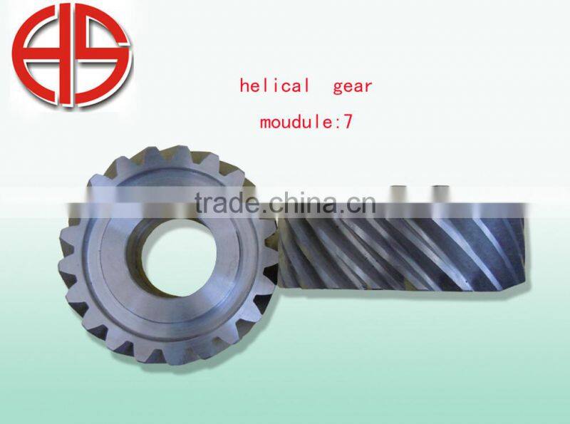 Helical bevel gear