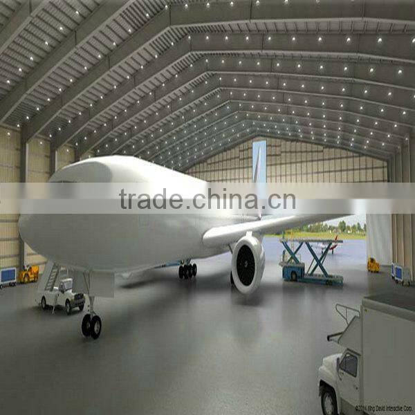 light steel structure prefabricated hangar construction design for sales