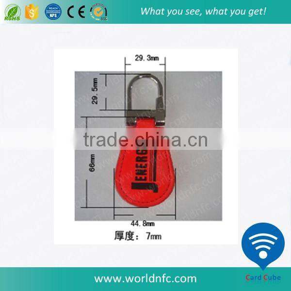 13.56MHz Smart Leather Keyfob, Key Tag for Security System