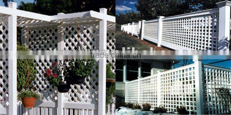 garden fence pvc privacy lattice