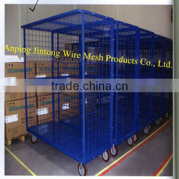 Wire Mesh Containers, Mesh Container, Wire Container for Industrial Warehouse Storage Foldable(Collapsible) &Stackable