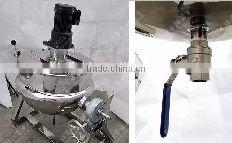 High Quality Cooking Pot Steam Jacketed Kettle,Porridge Cooking Pot Mixing Machine