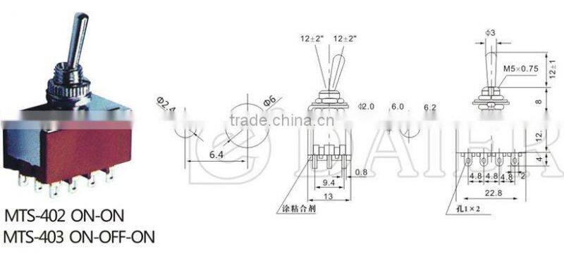 Gold plated binding post 4mm