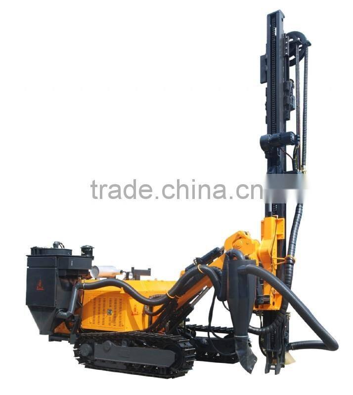 KGH8 high pressure crawler mounted eco pneumatic surface DTH drilling rig