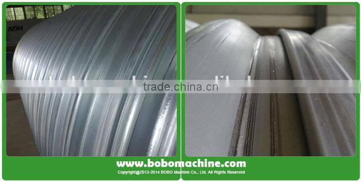 Large diameter corrugated steel pipe forming machine