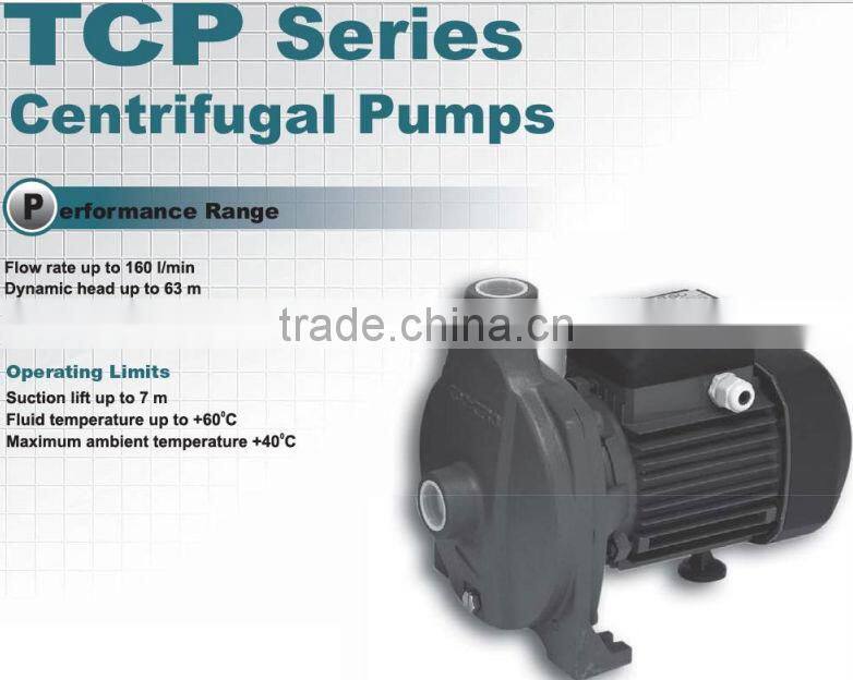 Cast iron centrifugal single phase electric water pump TCPm 190
