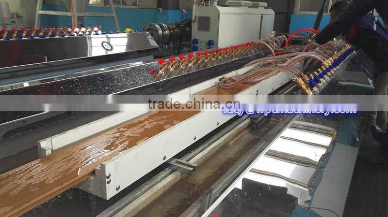 WPC wall panel extrusion machine garden furniture outdoor pavilion production line