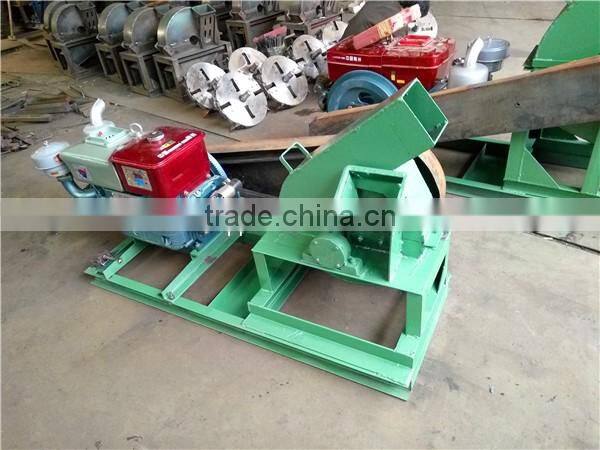 mini mobile diesel wood chipper on sale