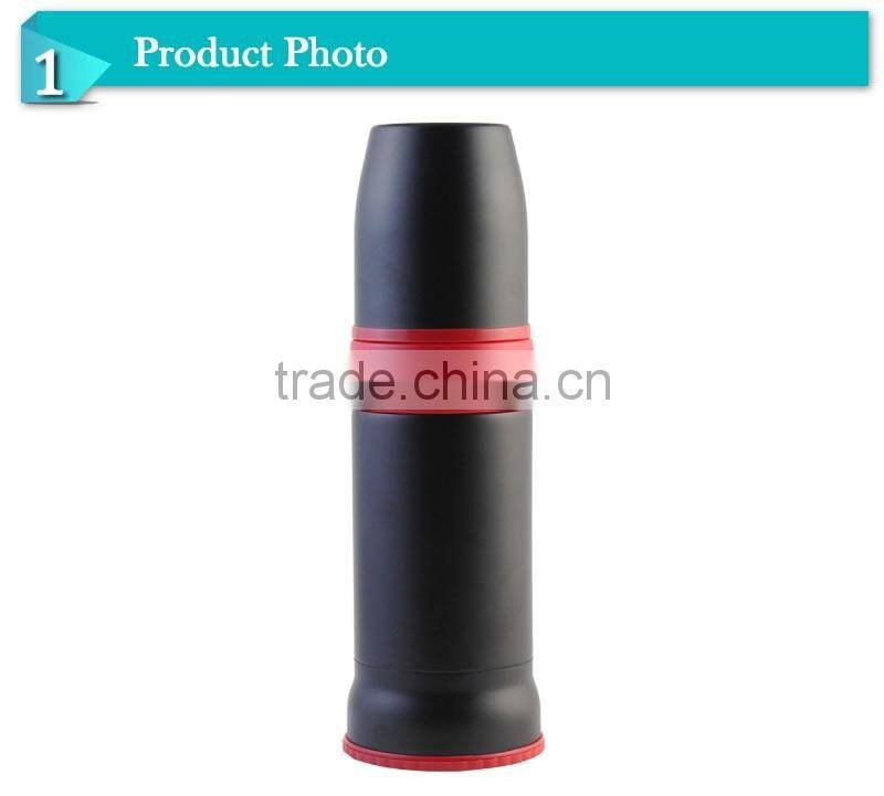 Double walled vacuum insulated sports water bottle with cups (FSAD)