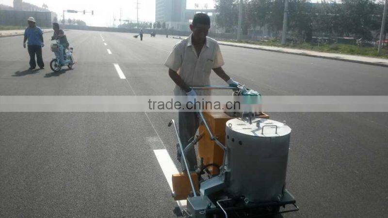 GD hot sales hand push stainless thermoplastic road marking equipment