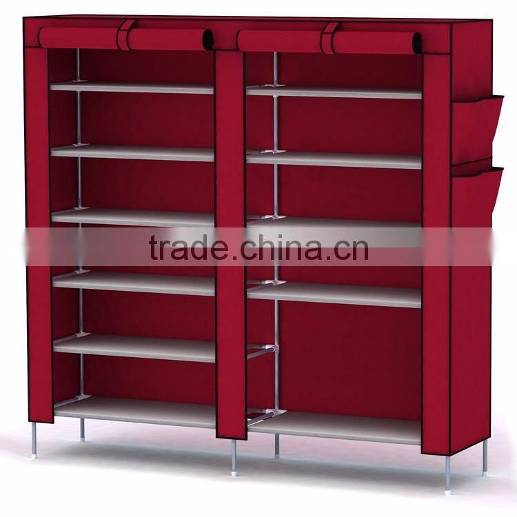 5 Tiers Shoe Rack 20 Pairs Non-woven Fabric Shoe Tower Organizer Cabinet