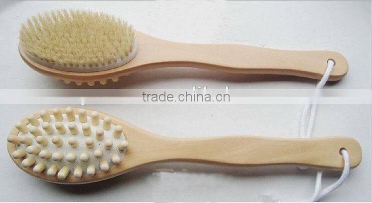 body massage brush, bath massage brush ,wooden Massager brush