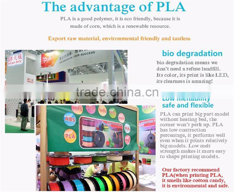 Customize 3d printing pen filament package 1.75mm 42 colors ABS filament tied Independently