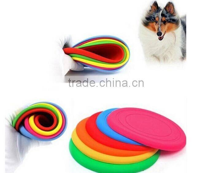 CY186 Fantastic Pet Dog Flying Disc Tooth Resistant Training Toy Play Frisbee Tide