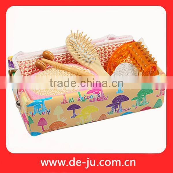 Light Paper Box Skin Exfoliating Tools Travel Bath Set