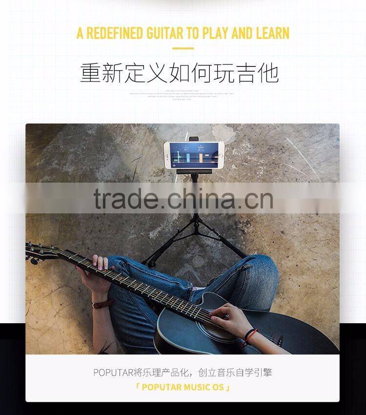 Electric guitar for fresh man, smart guitar easy for study, cool function guitar, new design guitar for sell