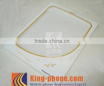 Customized paper box for cell phone case with plastic hang hole, cell phone box