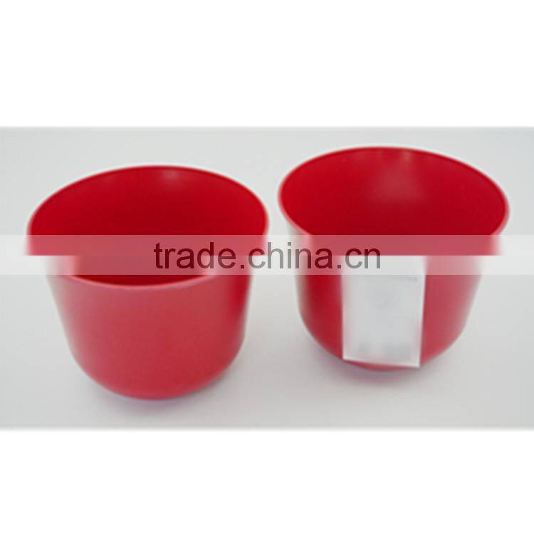 Biodegradable bamboo fiber flower pot