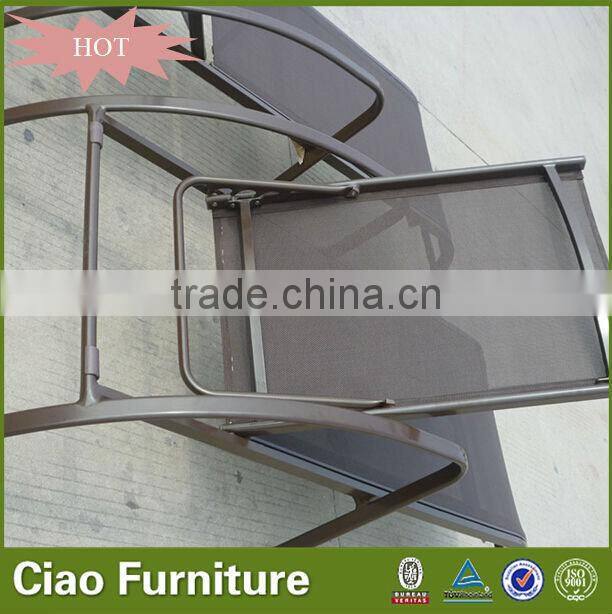 High quality hotel furniture adjustable plastic beach sun lounger