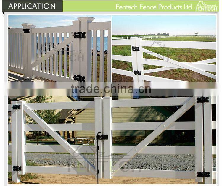 Made in China Fentech High Quality PVC Gate Hardware for Vinyl Fence Gate