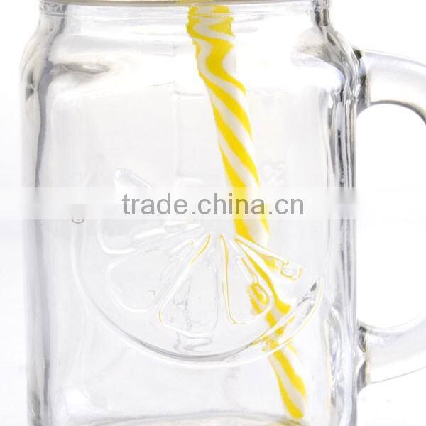 14oz delicate mason jars 3colors lid with diamond