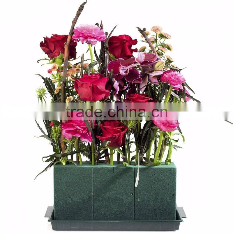 Green Rectangular floral foam for wedding arrangement