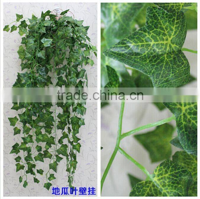 silk hanging vines for decoration,popular interior hanging plastic vines