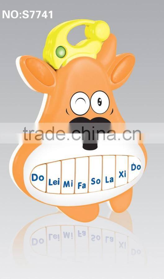 2015 hot sale electronic educational musical instrument Christmas deer shape keyboard for kids/keyboard learning machine toys