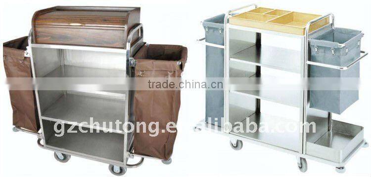 Hotel guest room service cart