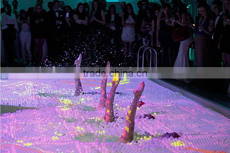 Water pool party decoration cheap plastic ping pong ball