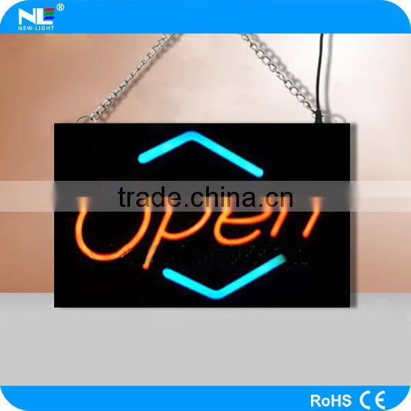 Outdoor programmable led resin sign bar open led sign