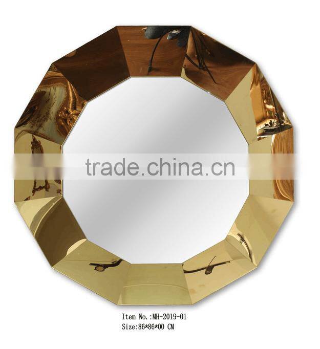 MH-2019-09 Stainless steel modern decorative mirror