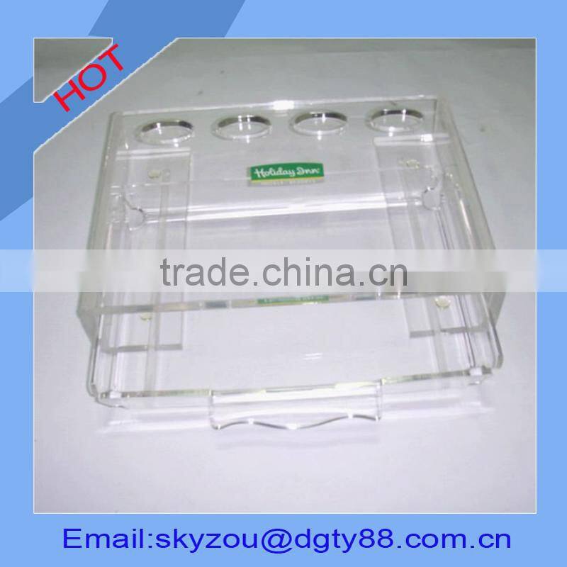 high quality black thermoforming thick blister acrylic display stand supplied by oem factory