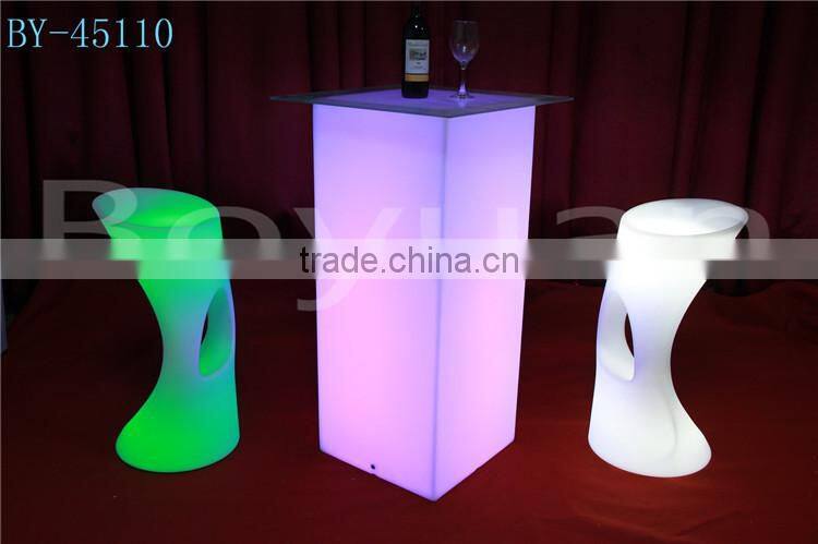 Remote control LED Square Bar Table with color changing
