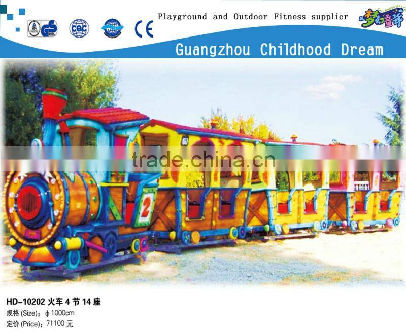 (HD-10501) amusement park beautiful tourist train /children electric train