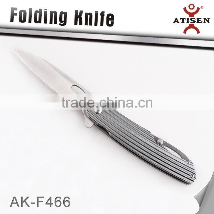 Newest Folding Knife Camping Hunting Knives 3Cr13 Blade aluminum handle Hand Tools