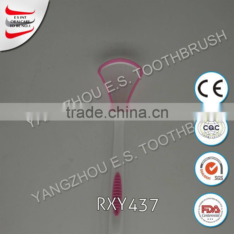 FDA baby kids disposable plastic tongue cleaner