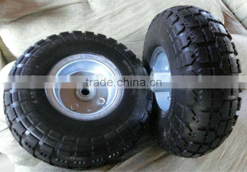 pneumatic rubber wheel 4.10/3.50-4