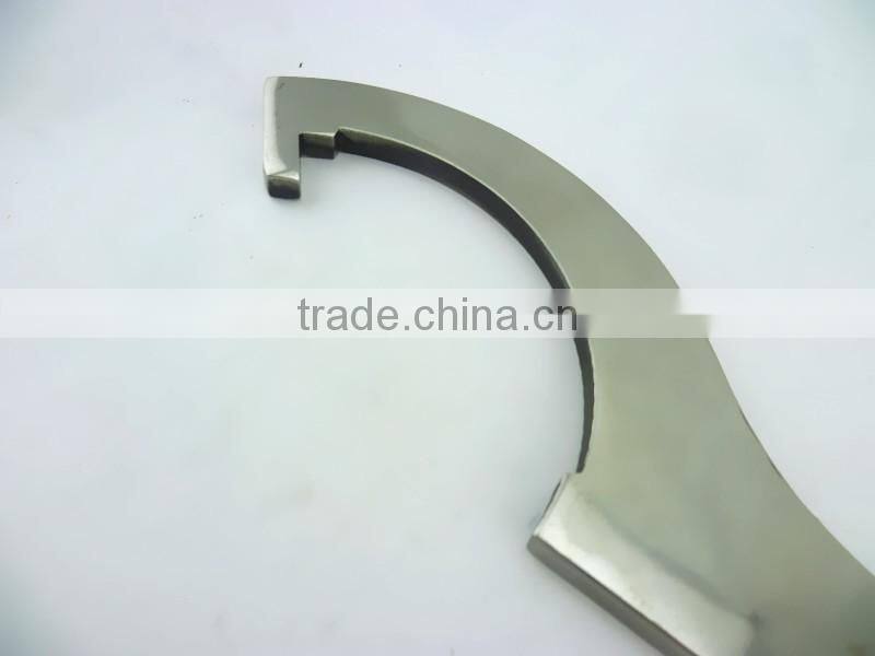 High quality stainless steel hand tool open wrench hook wrench