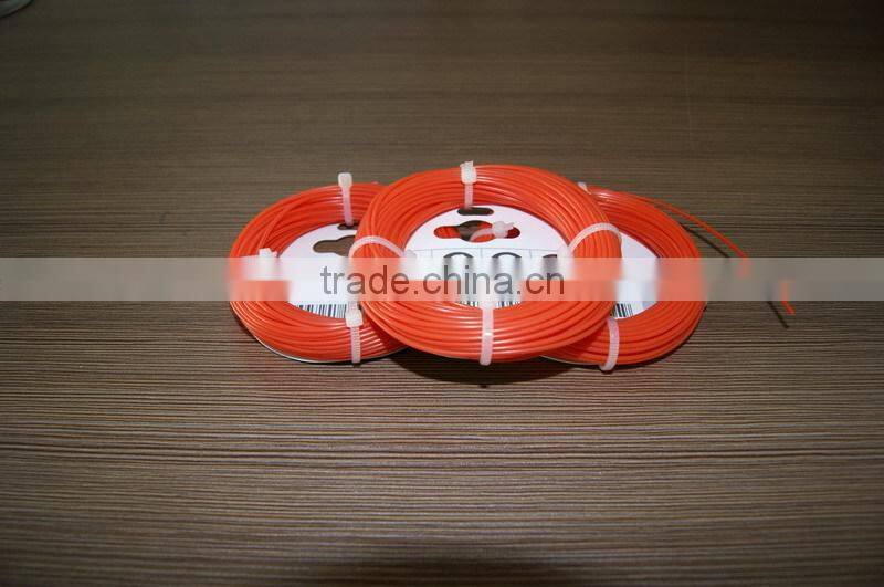 1.6mm orange nylon trimmer line