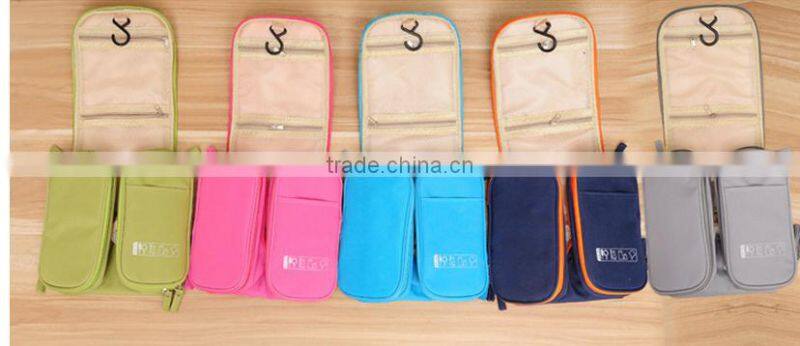 Women's Fashion Waterproof Polyester Cosmetic Makeup Storage Bag Hanging Travel Toiletry Bag