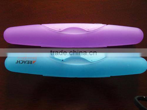 traveling plastic pp toothbrush tube/tooth brush case/tooth brush holder
