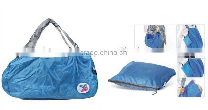 Nylon 3 Way use Foldable bag(transfer to shoulder bag,packbag and handbag)(CF-153)