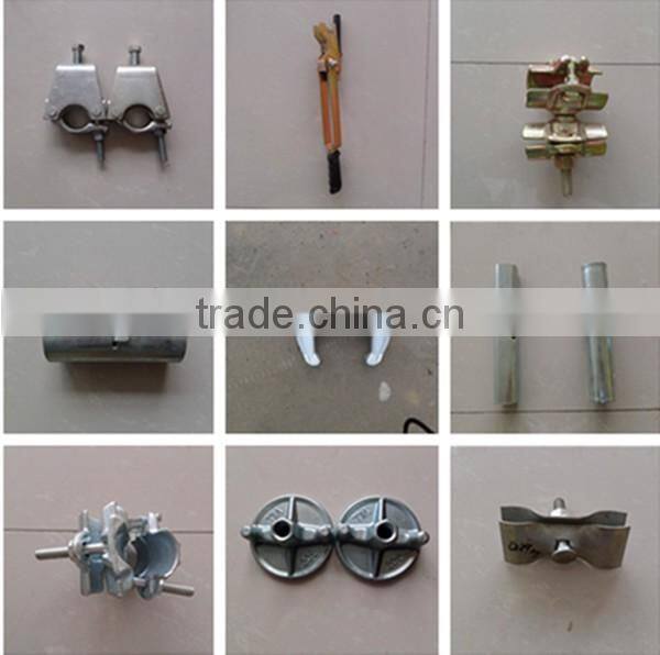 Scaffolding fixed right angle forged tube double coupler for structure scaffold