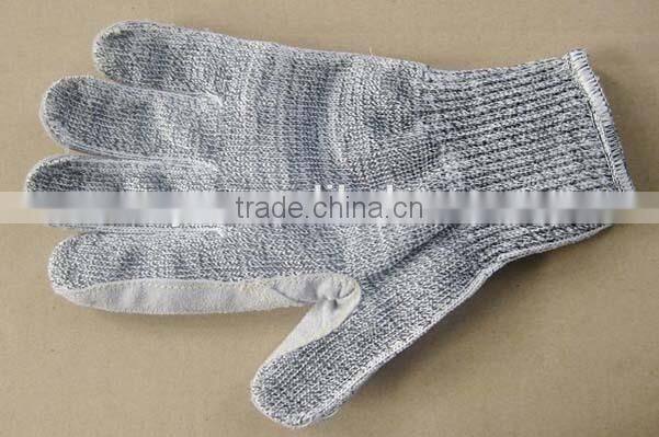 Wire cut resistant gloves leather series