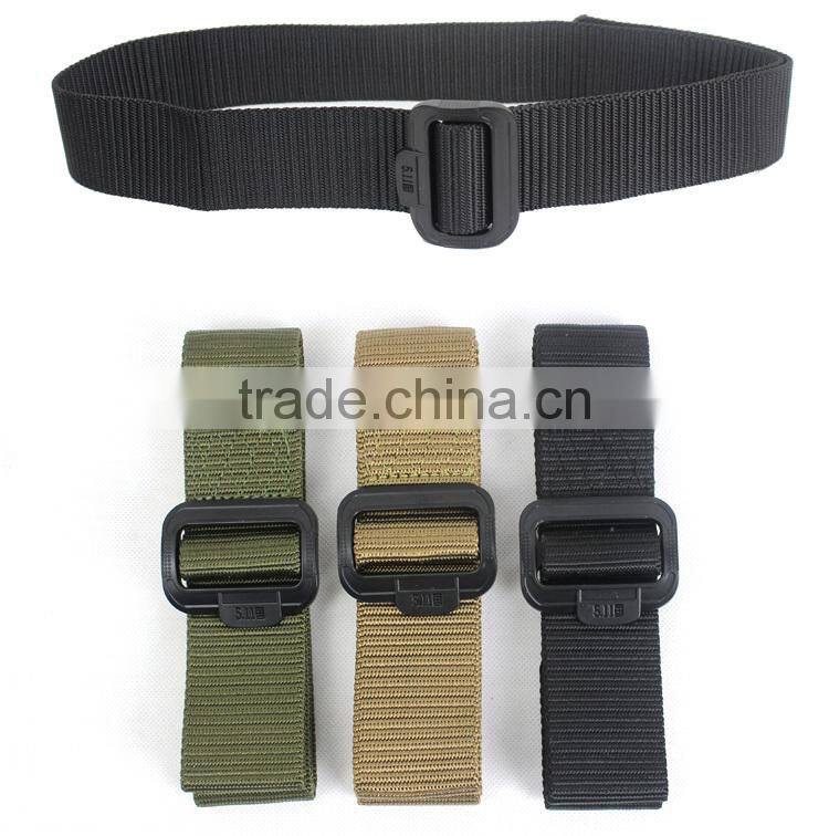 NEW Men Black Belt Inside 800D Army Leisure Tactical Belt