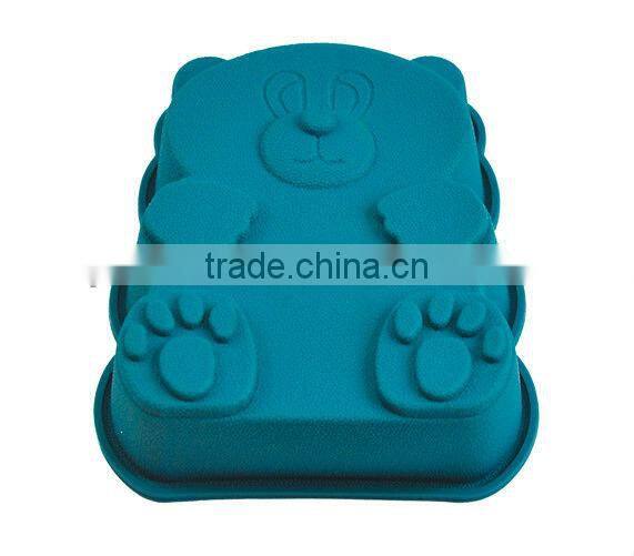 "2013 Disney audit factory bear shape silicone cake mould